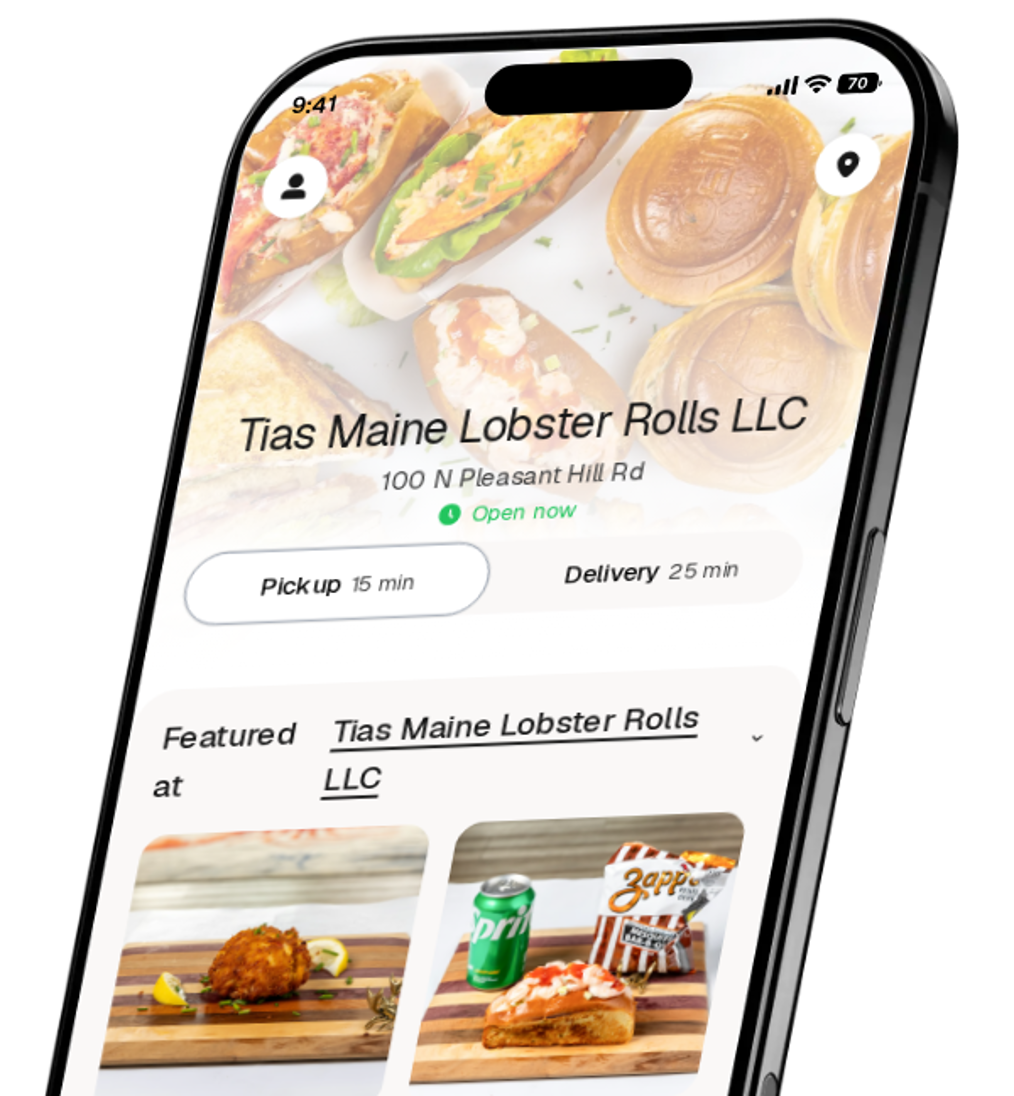 Tias Maine Lobster Rolls LLC app preview