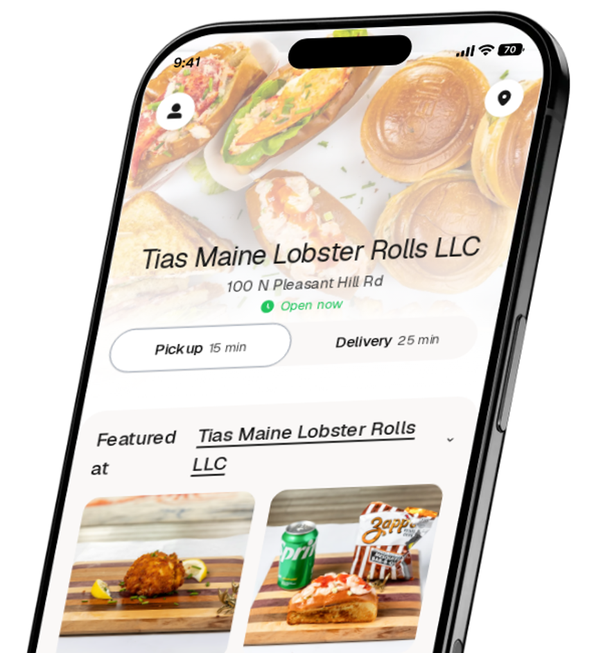 Tias Maine Lobster Rolls LLC app preview